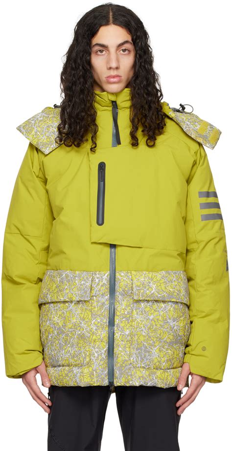 Adidas xploric down parka yellow